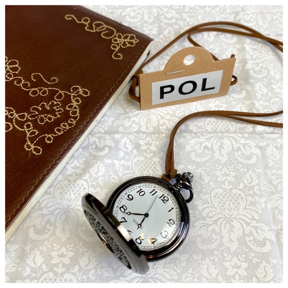 POL Vintage Style Stopwatch Quartz Necklace - Picture 8 of 16